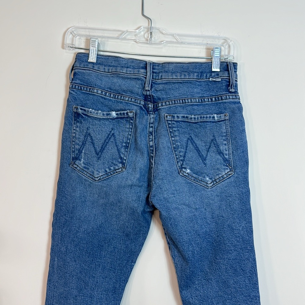 MOTHER Straight Leg‎ Jeans Size 27- The Insider Ankle Bloom and Doom- Distressed - Picture 11 of 11